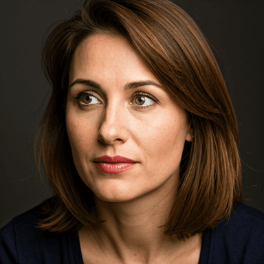 Portrait of a mother with a warm, genuine expression